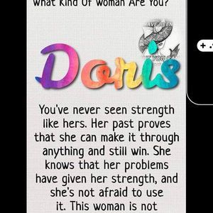 Meet your Posher, Doris